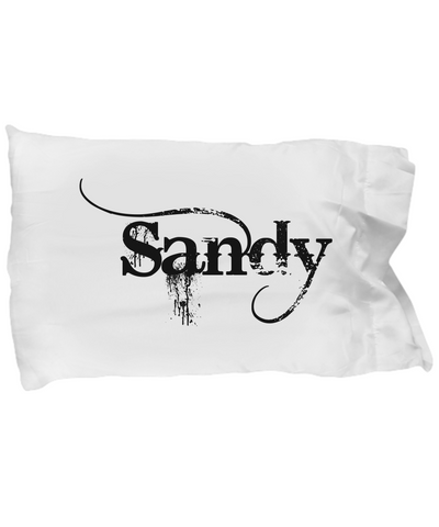 Sandy pillowcase:  Gift, Birthday, and/or Christmas gift for her