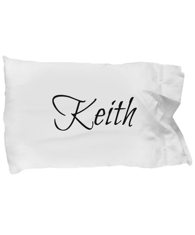 Keith pillowcase:  Gift, Birthday, Christmas gift for him