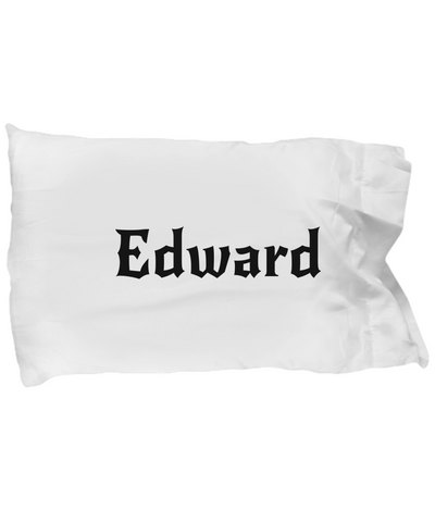 Edward pillowcase:  Gift, Birthday, Christmas gift for him