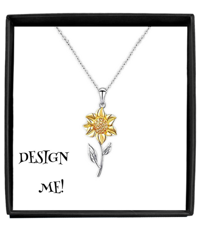 Design Me Your Way! Sunflower Necklace