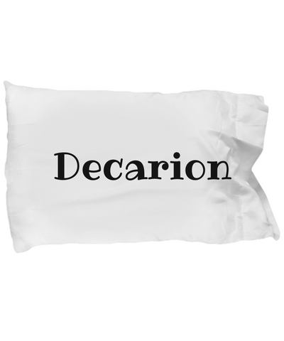 Decarion pillowcase:  Gift, Birthday, Christmas gift for him