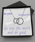 On your Graduation necklace, Gift necklace