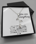 You are everything necklace, Gift necklace, Necklace for women