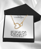 To my granddaughter From your grandmother necklace, Necklace for women, Necklace for a gift