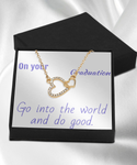 On your Graduation necklace, Gift necklace