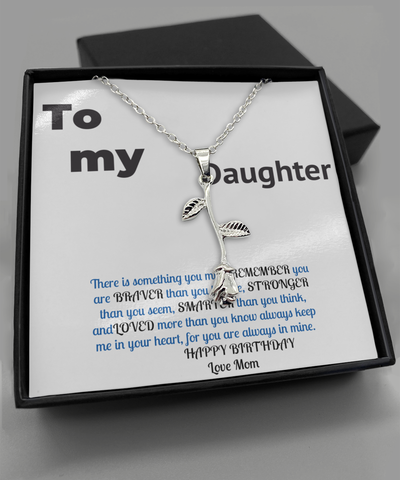 To my daughter necklace, Gift necklace