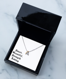 Smart, Beautiful, Strong & loving necklace, Gift necklace