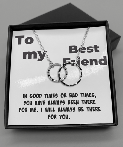 To my best friend necklace, Gift necklace, Necklace for friends