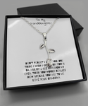 To my granddaughter From your grandmother necklace, Necklace for women, Necklace for a gift