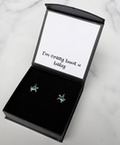 I'm crazy bout u baby earrings, Gift earrings