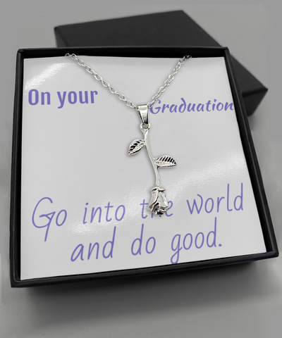 On your Graduation necklace, Gift necklace