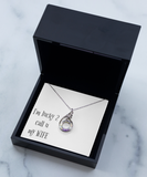 I'm very lucky 2 call u my wife necklace, Gift necklace