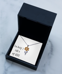 I'm very lucky 2 call u my wife necklace, Gift necklace