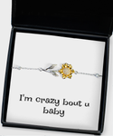 I'm crazy bout u baby bracelet, Gift bracelet