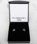 I'm crazy bout u baby earrings, Gift earrings