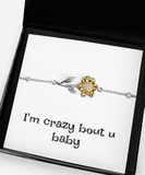 I'm crazy bout u baby bracelet, Gift bracelet